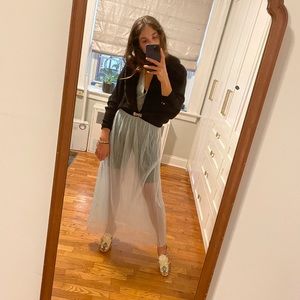 ✨SOLD✨Vintage 60s Sheer Blue Dress